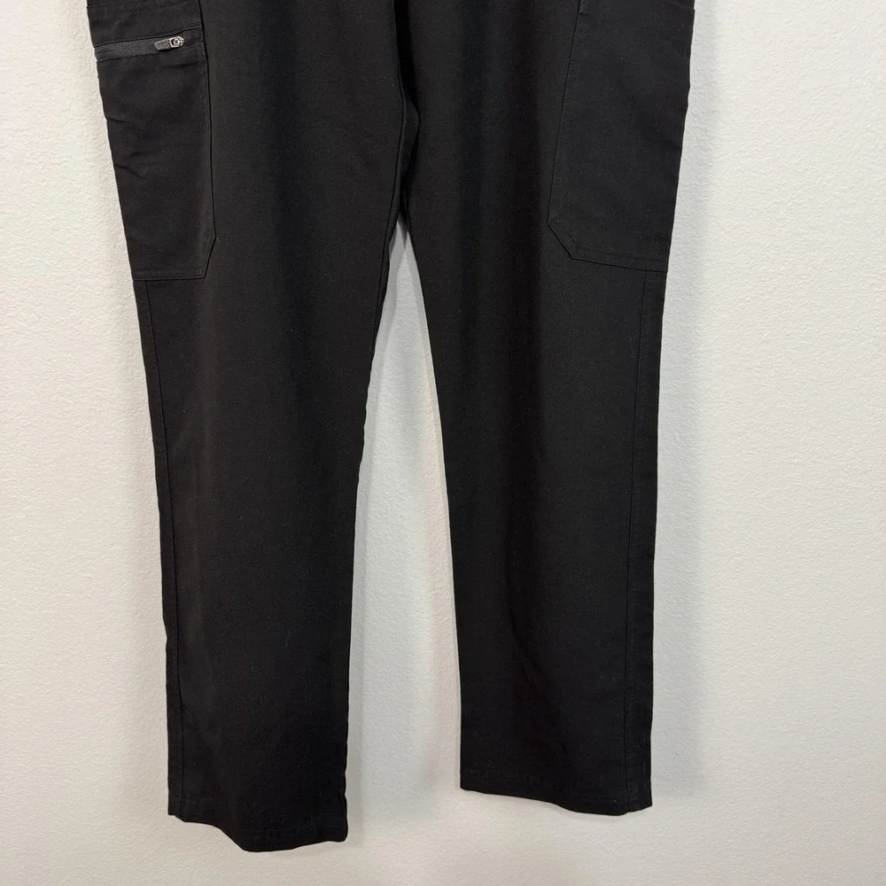 Figs Cairo Cargo Technical Collection Scrub Pants Mens XL‎ Straight Leg Black